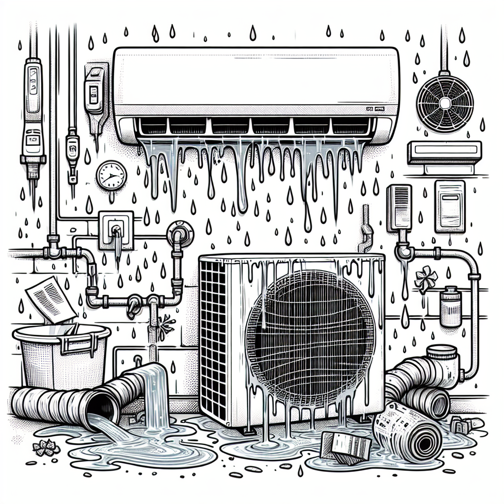 エアコンから水が垂れる主な原因